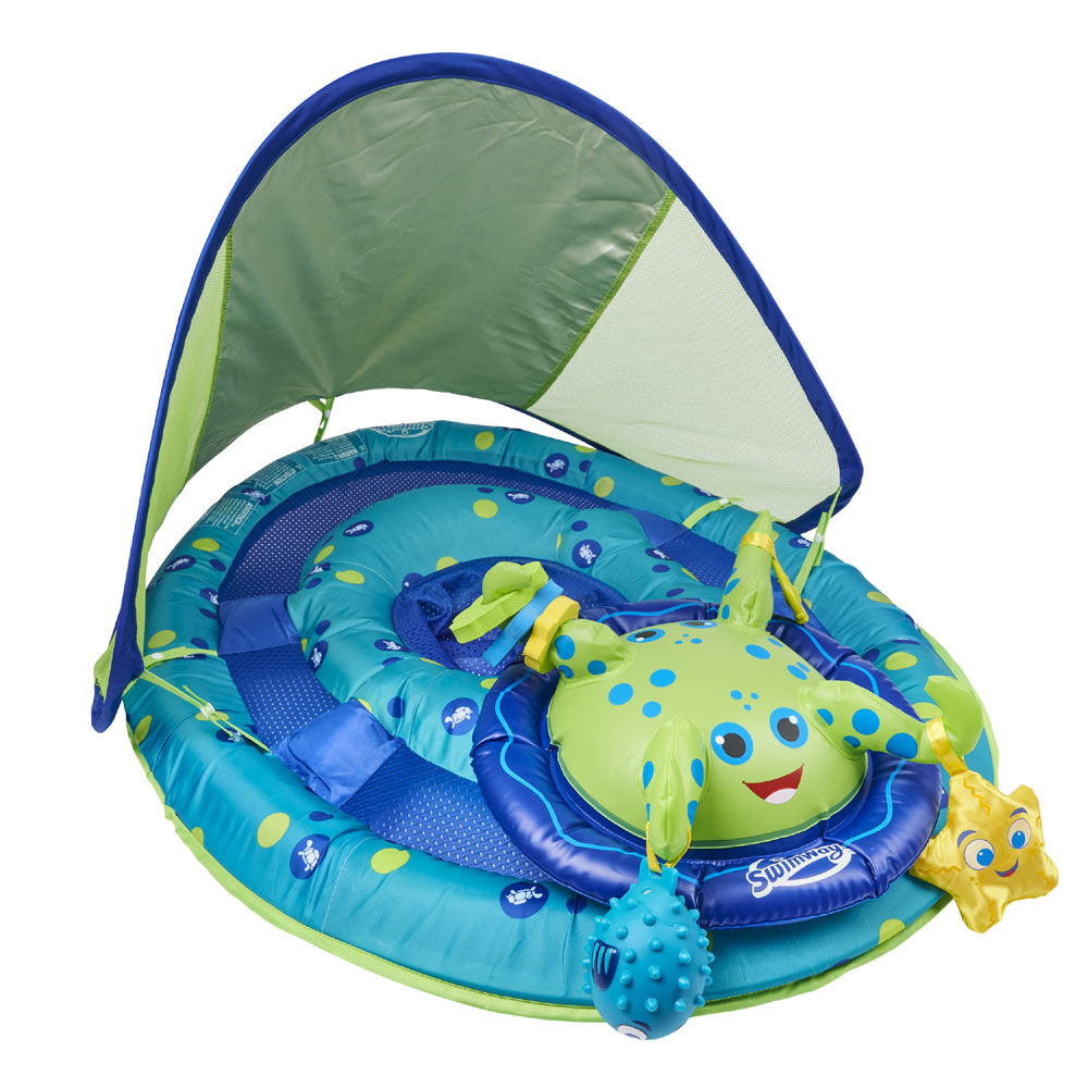 SwimWays Baby Spring Float Activity Center with Canopy