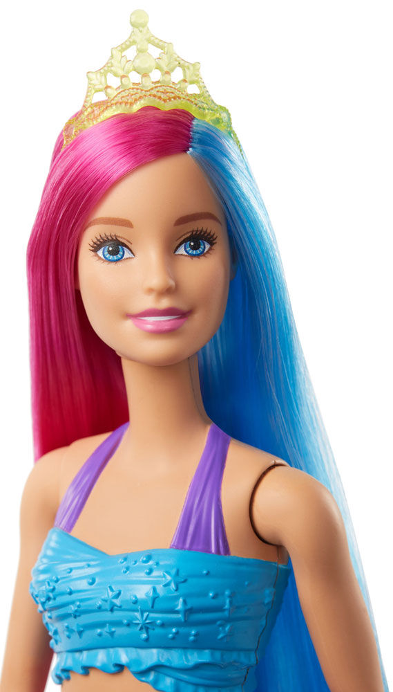blue hair barbie doll