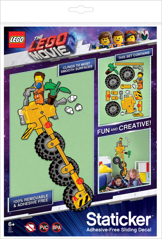 Le Film LEGO 2  Autocollants muraux : Véhicule Emmet