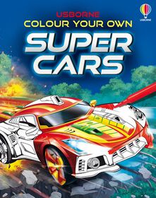 Colour Your Own Supercars - Édition anglaise