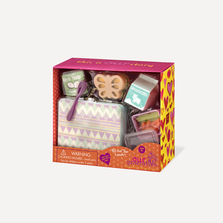 Our Generation Lunch Box Set for 18 Dolls - Let's Do Lunch
