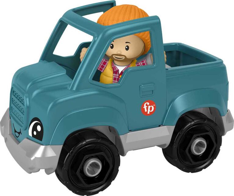 Fisher-Price Little People Pick-Up Truck Toy and Figure Set for Toddlers, 2 Pieces