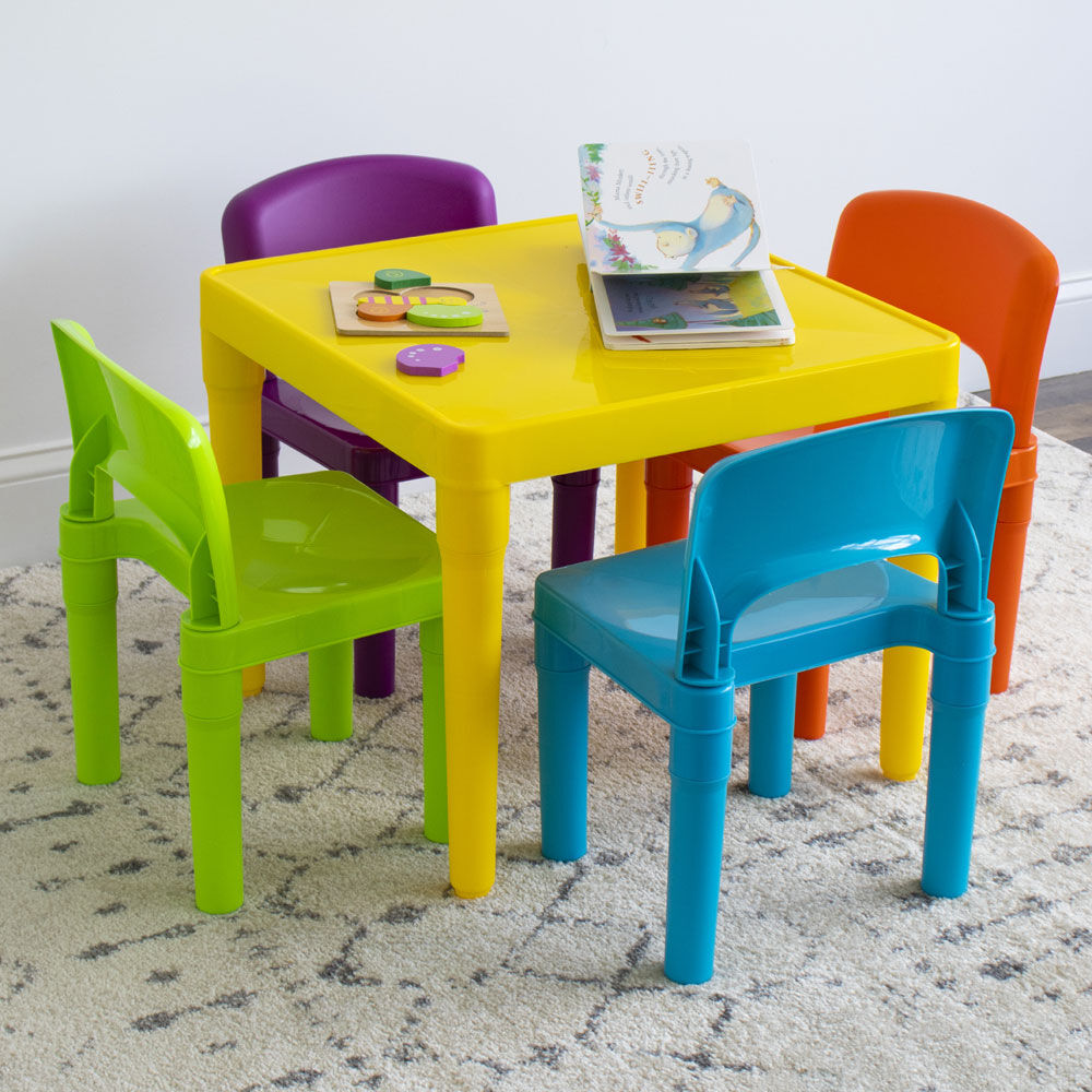 Kiddies plastic table discount and chairs for sale