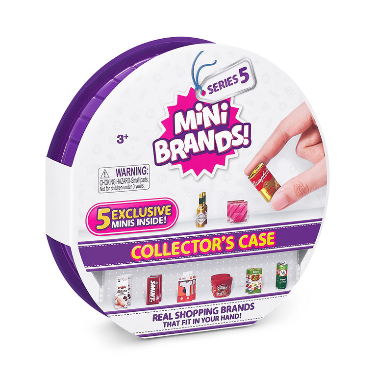  5 Surprise Mini Brands Collectors Case Series 1 by Zuru  (Includes 2 Mini Toys) Red : Toys & Games