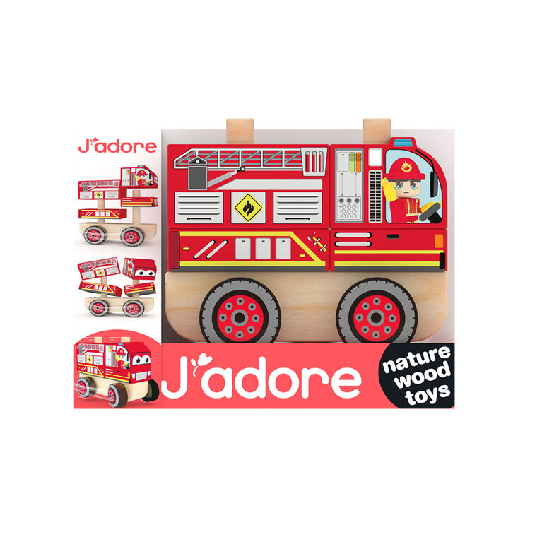 J'Adore Camion De Pompier A Empiler