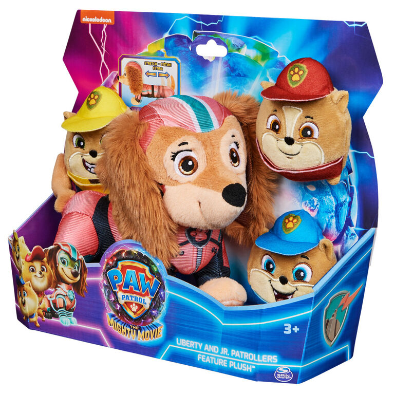 PAW Patrol: The Mighty Movie, Mighty Pups Liberty Plush Toy with