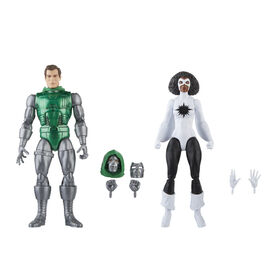 Hasbro Marvel Legends Series Captain Marvel vs. Doctor Doom, Avengers 60th Anniversary Collectible 6 Inch Action Figures