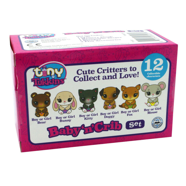 Tiny Tukkins Bunny Family 4-Pack Plush Set