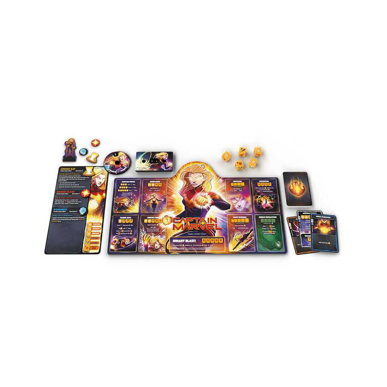 USAopoly Marvel Dice Throne 2-Hero Box (Captain Marvel, Black Panther) Board Game - English Edition
