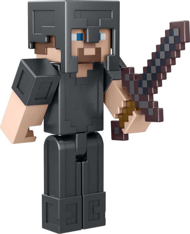 Minecraft Steve In Netherite Armor Figure | Toys R Us Canada