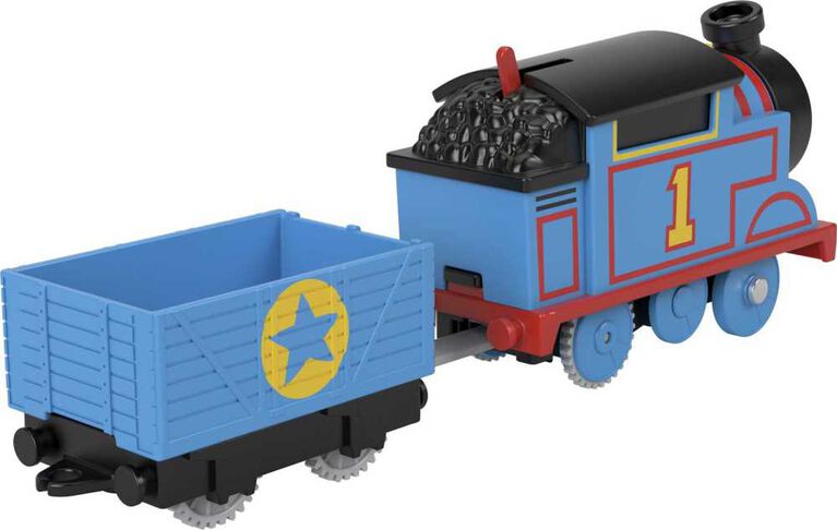 Thomas & Friends Thomas Motorized Toy Train Engine with Cargo for Preschool Kids