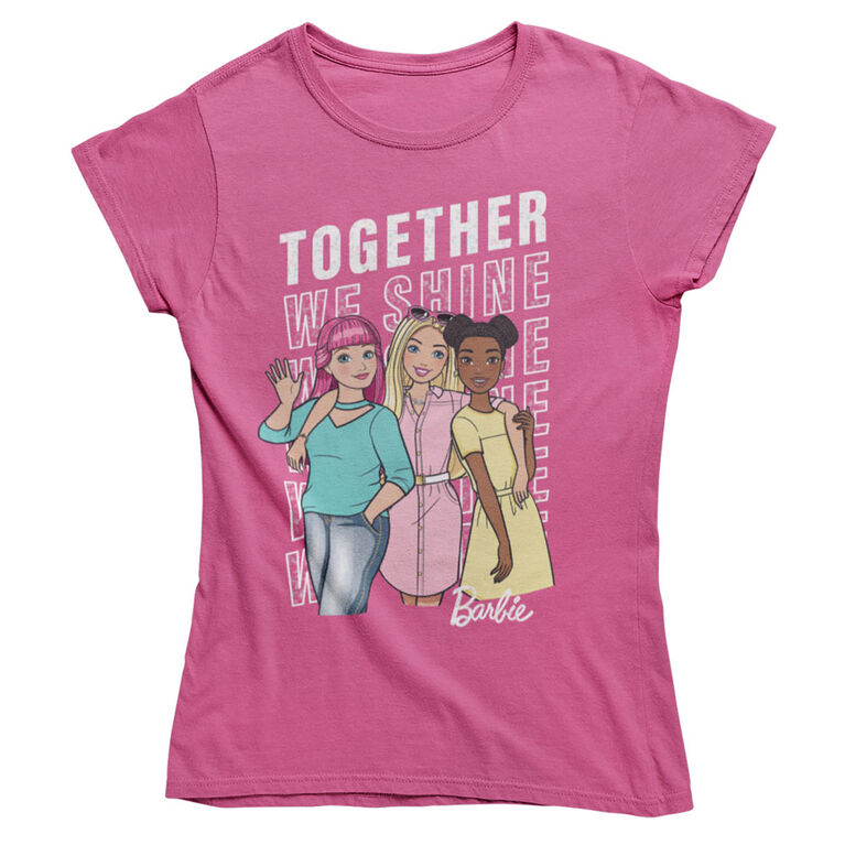 Barbie - Extra Large Short Sleeve Tee - Pink - XL