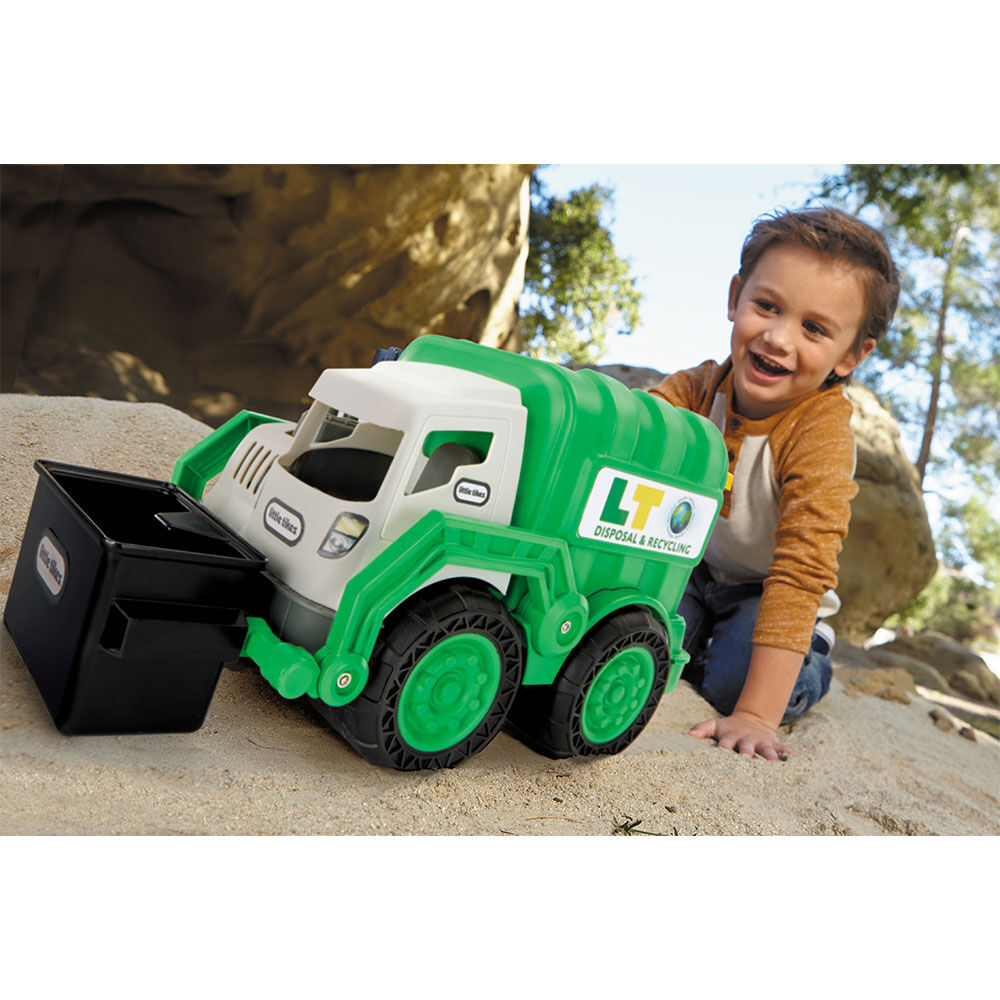little tikes garbage truck toy truck dirt diggers