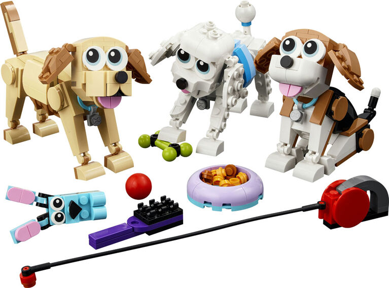 LEGO Creator Adorable Dogs 31137 Building Toy Set (475 Pieces)