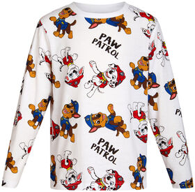 Paw Patrol - Long Sleeve Tee / White / 3T