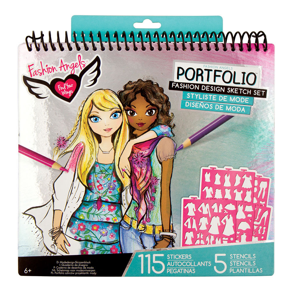 Barbie Glamtastic Fashion Sketch Portfolio from Fashion Angels  YouTube