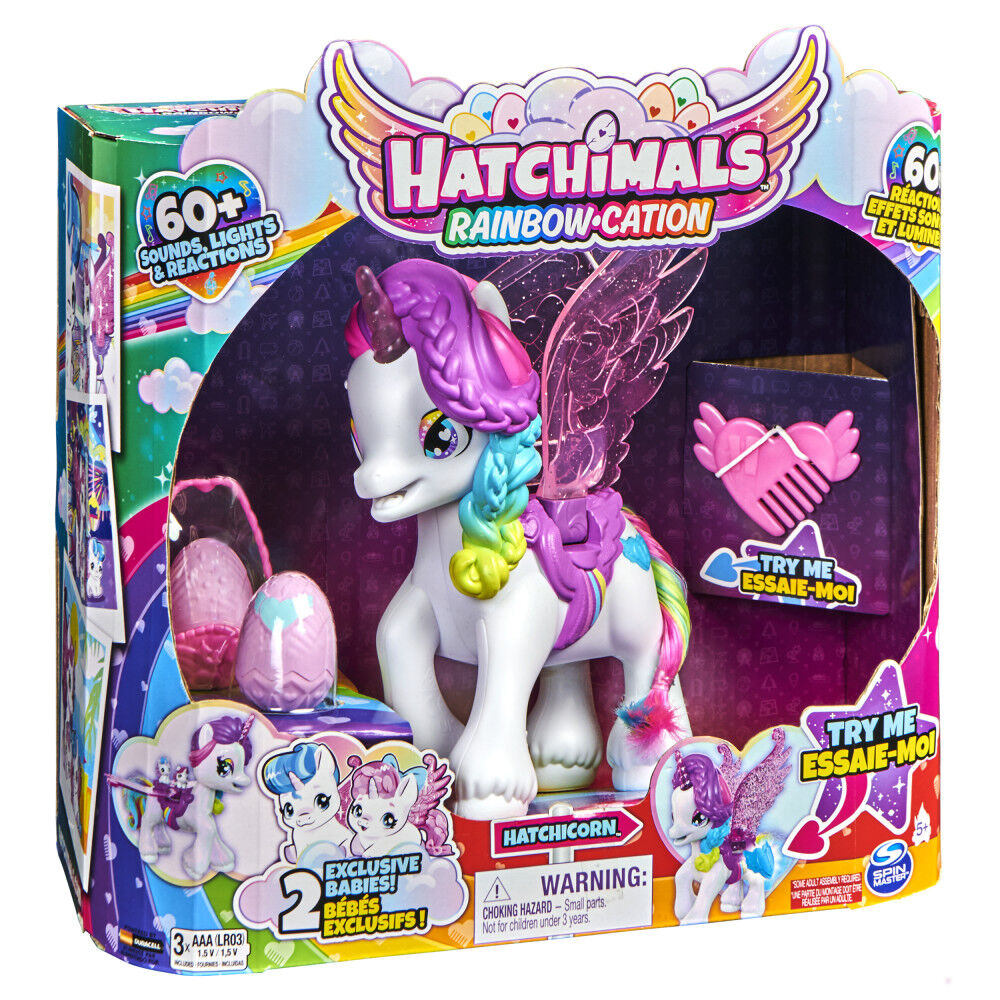 Hatchimals CollEGGtibles, Interactive Hatchicorn Unicorn Toy with