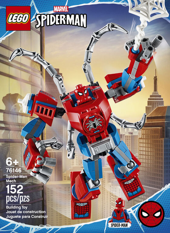 LEGO Super Heroes Spider-Man Mech 76146 (152 pieces) | Toys R Us Canada