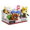 Nintendo - Peluche Monde de Nintendo Vague 6 - Luigi de feu, Pikmin Blanc, Timmy et Tommy, Star Fox et Toad Chat