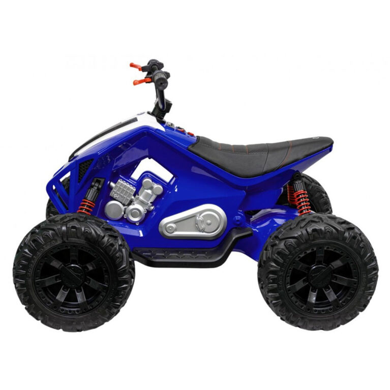 KidsVip 24V Sport Utility ATV / Quad- Blue - English Edition