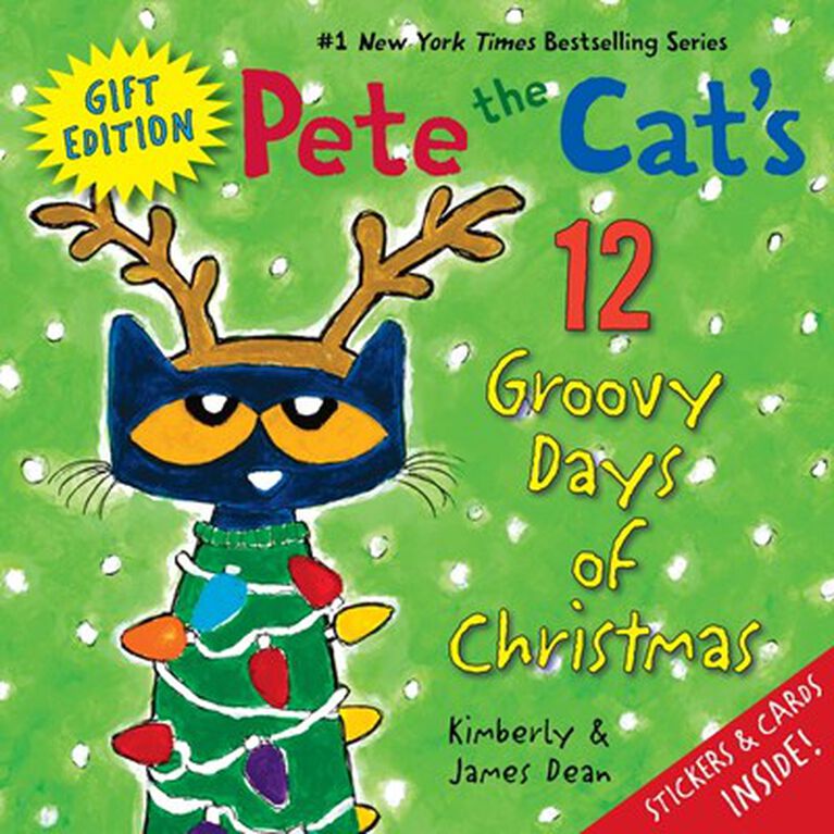 Pete the Cat's 12 Groovy Days of Christmas Gift Edition - Édition anglaise