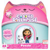 Gabby's Dollhouse, Puzzle de 24 pièces, thème musique, 1 de 4 puzzles pour enfants inspirés de la série Netflix DreamWorks Gabby's Dollhouse