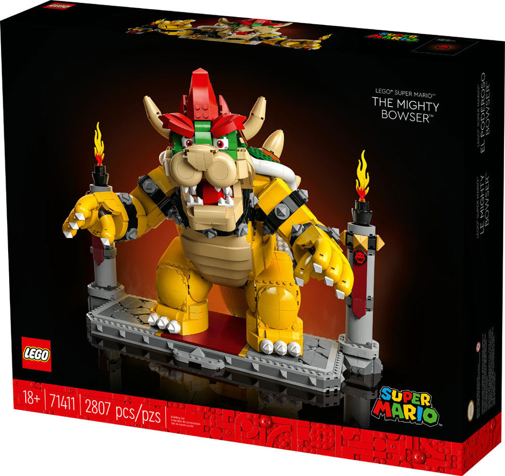 LEGO Super Mario The Mighty Bowser 71411 Building Kit (2,807