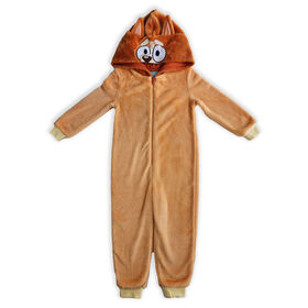 Bingo Hooded Onesie - Peach 2T