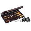Craftsman Natural Wood Veneer Deluxe Backgammon