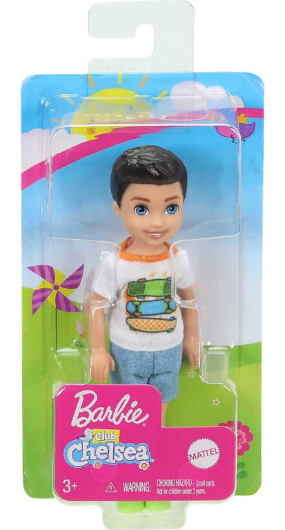 Barbie Club Chelsea Boy Doll (6-inch Brunette) with Skateboard Shirt and  Shorts | Toys R Us Canada