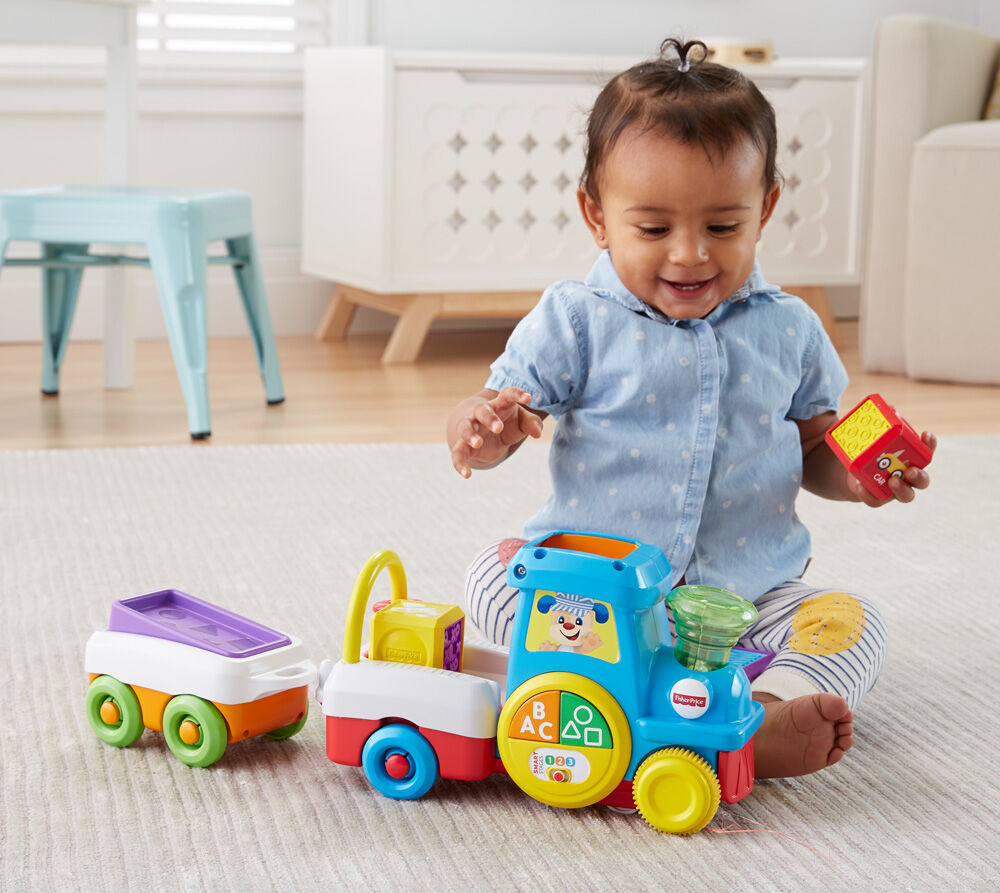 fisher price first words crawl along train