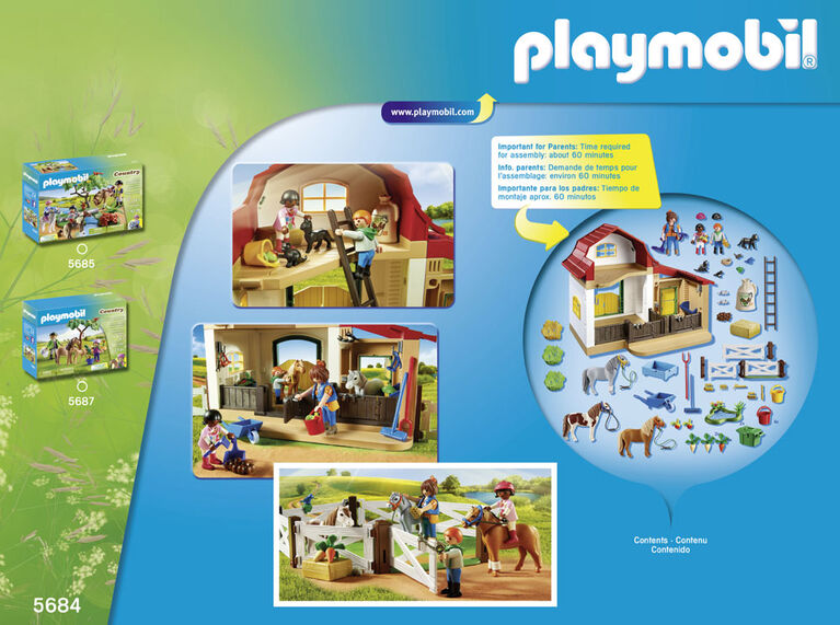 Playmobil® - Poney club - 6927 - Playmobil® Country - Figurines et