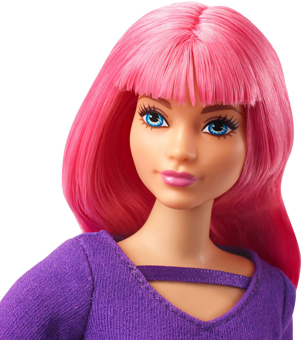 barbie dolls with pink hair