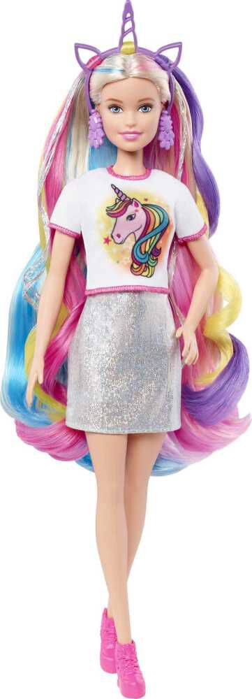 Barbie Fantasy Hair Doll with Mermaid & Unicorn Looks | Toys R Us