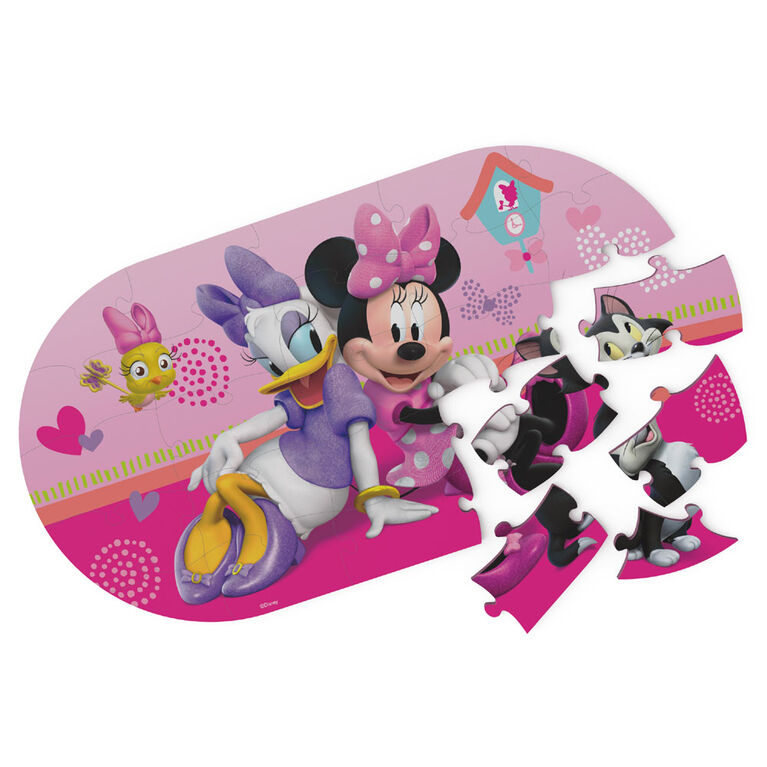 Disney Junior Minnie Mouse Foam Puzzle Mat - Floor Jigsaw Puzzle Free US  Ship