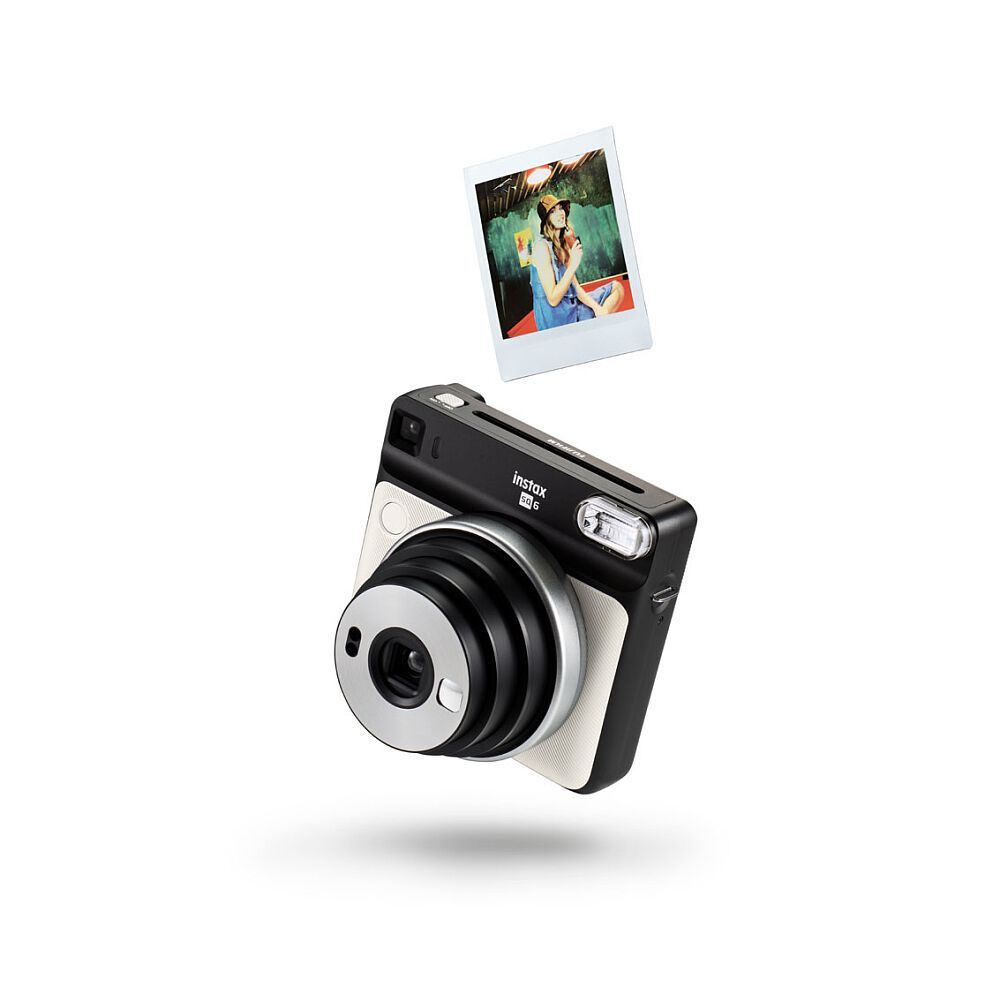 Fujifilm Instax SQUARE SQ6 Instant Camera - Pearl White | Toys R