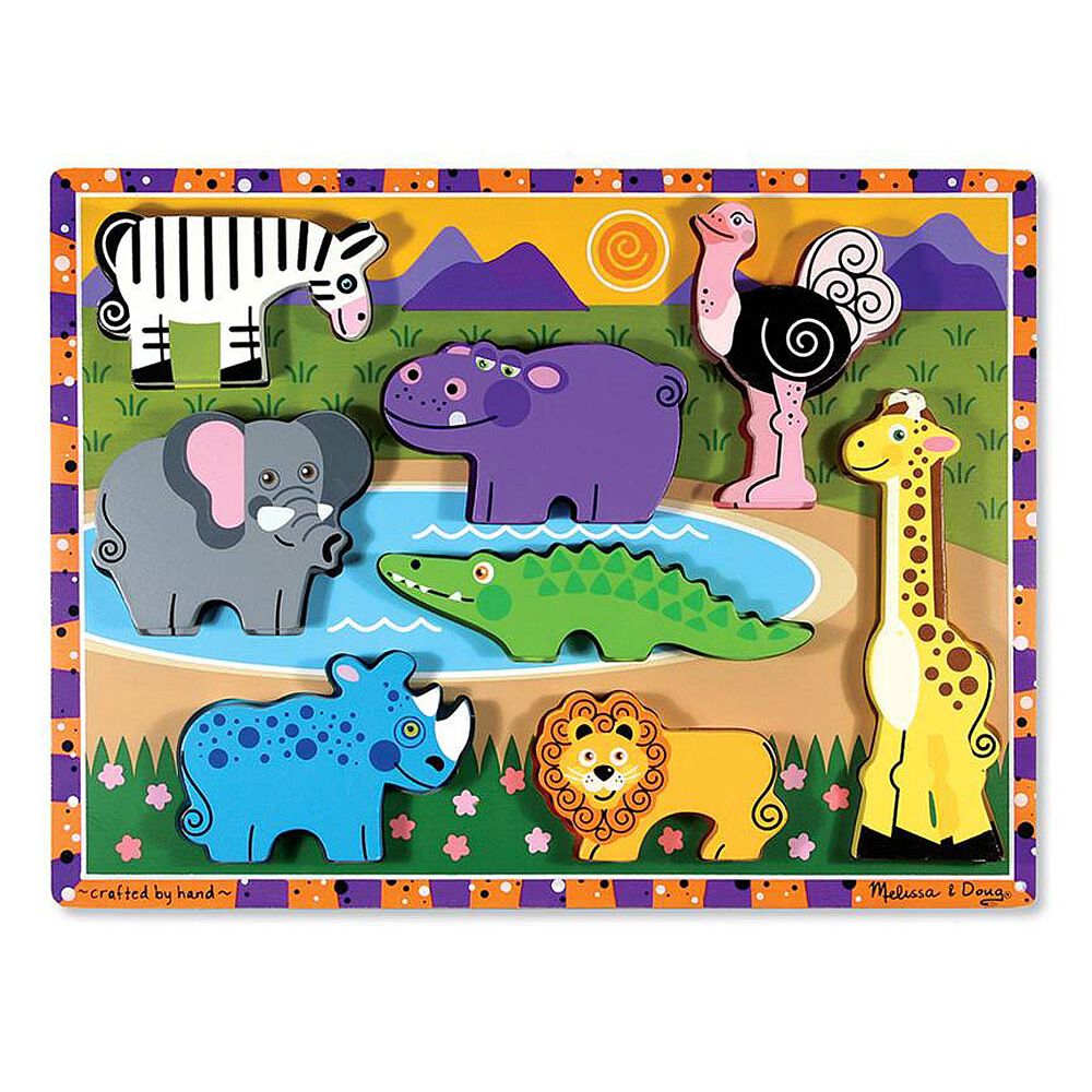 Melissa & Doug - Safari Chunky Puzzle | Toys R Us Canada