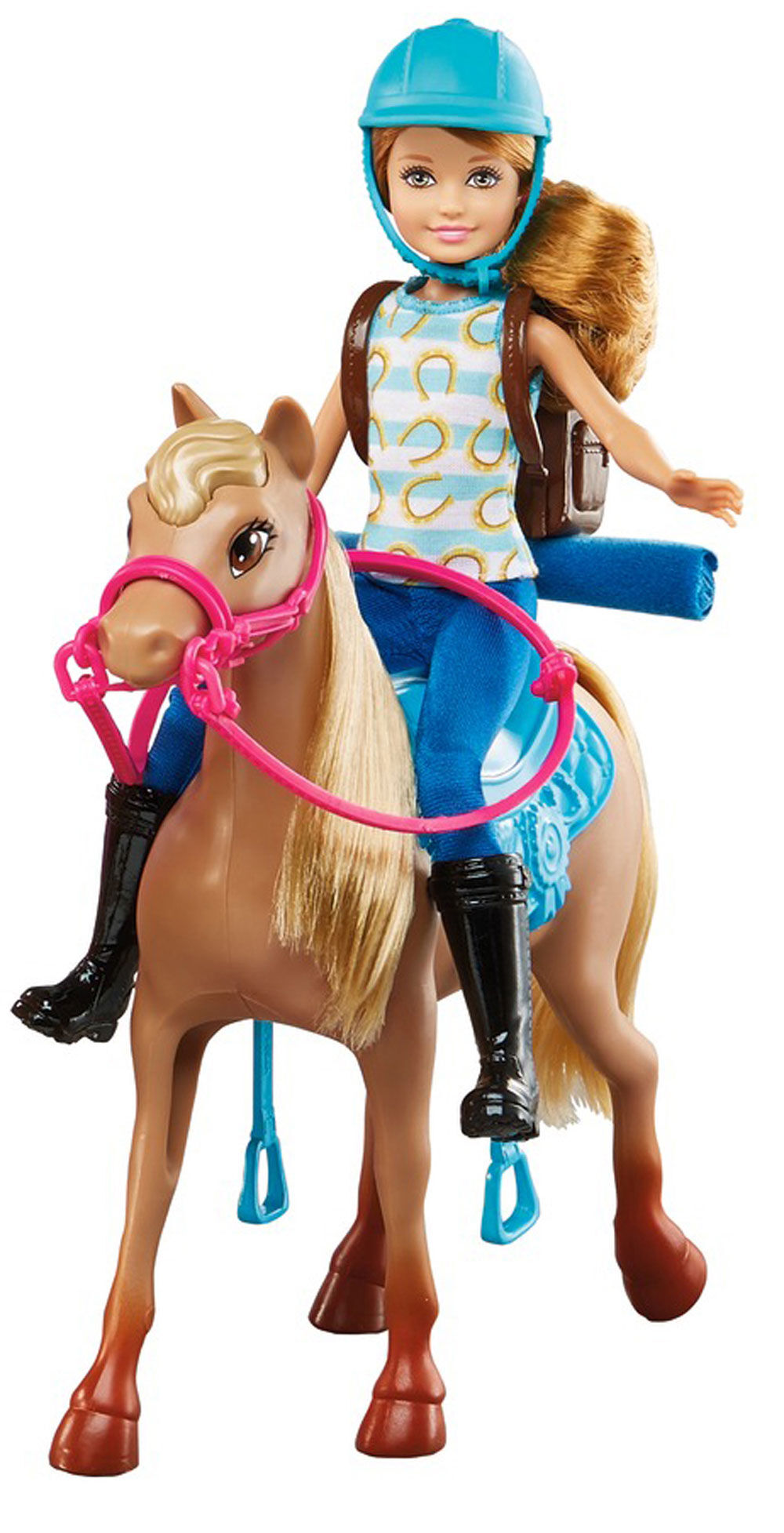 barbie pink passport horse and stable gift set