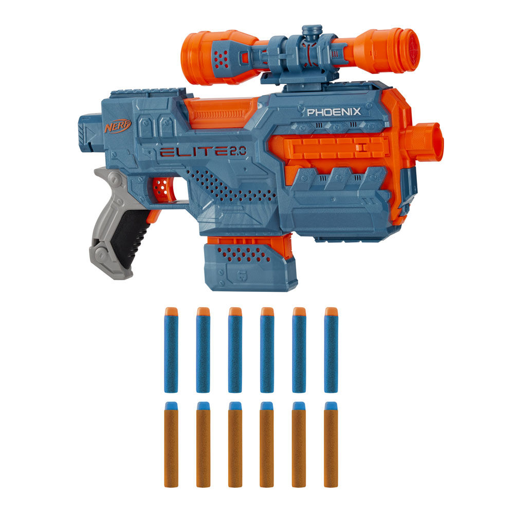 Nerf Elite 2.0 Phoenix CS 6 Motorized Blaster 12 Official Nerf