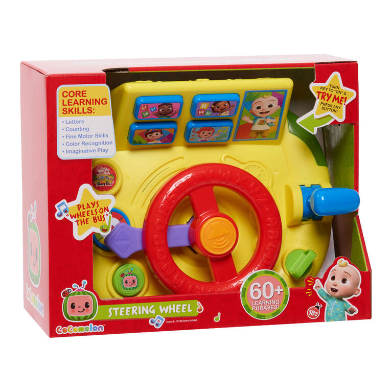 Education　CoComelon　Us　R　Toys　and　Learning　Learning　Wheel,　Steering　Canada