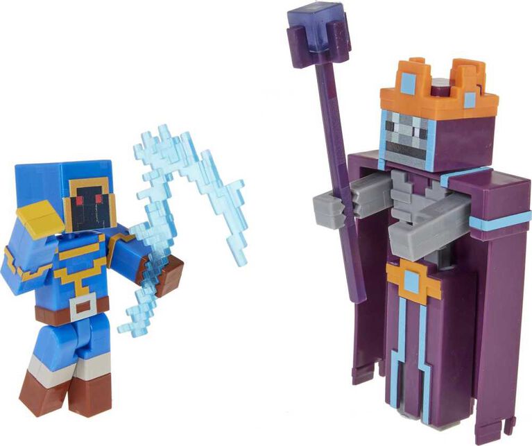 Pack de 2 Figurines Minecraft Dungeons 8 cm Modèle aléatoire - Figurine de  collection - Achat & prix