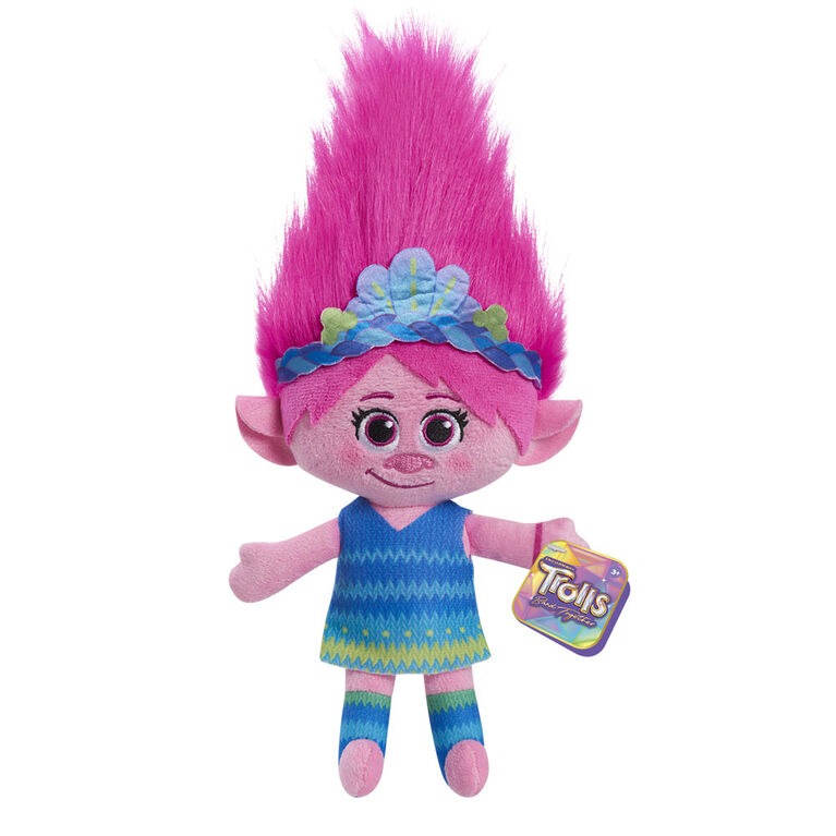 DreamWorks Trolls Band Together Small 8-inch Poppy Plushie, Pink