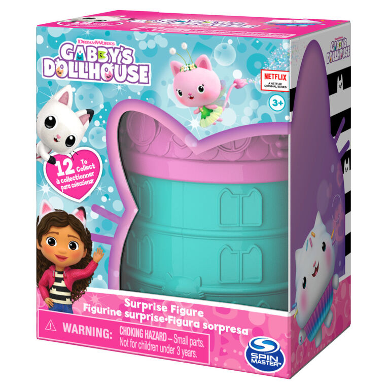 DreamWorks Gabby's Dollhouse, Surprise Blind Mini Figure and Accessory Stand (Style May Vary)