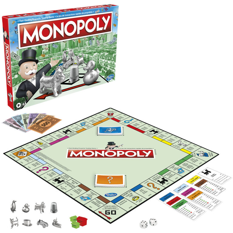 Hasbro Gaming Monopoly Jeu classique : : Jouets