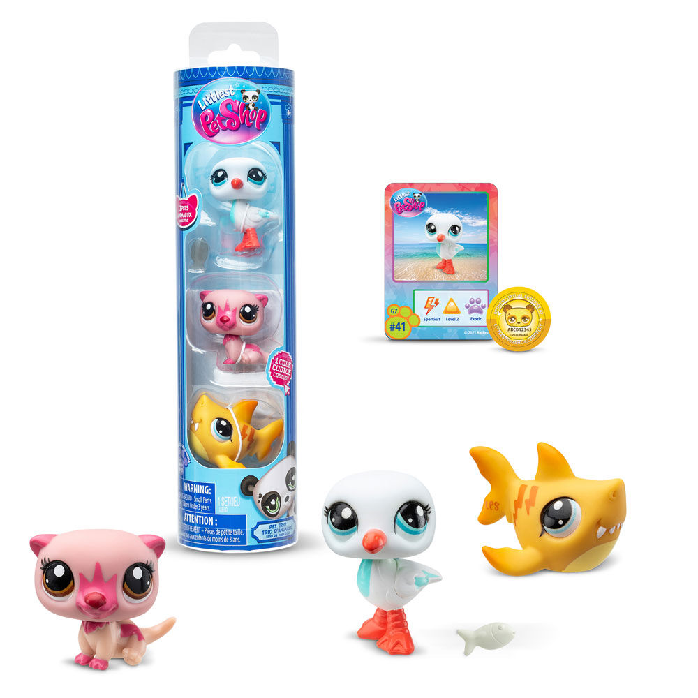 Littlest Pet Shop 3Pk Tube Pet Trio Island Vibes Toys R Us