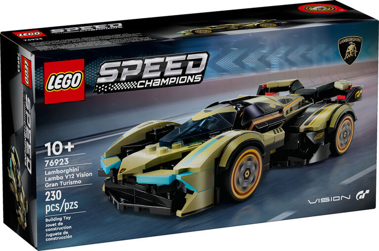 LEGO Speed Champions Lamborghini Lambo V12 Vision GT Super Car Vehicle Toy, Driving Playset 76923