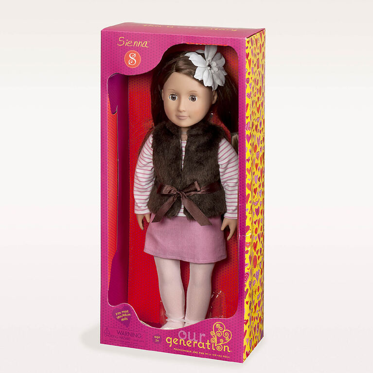 Coral Doll, 18-inch Doll Blonde Hair Blue Eyes