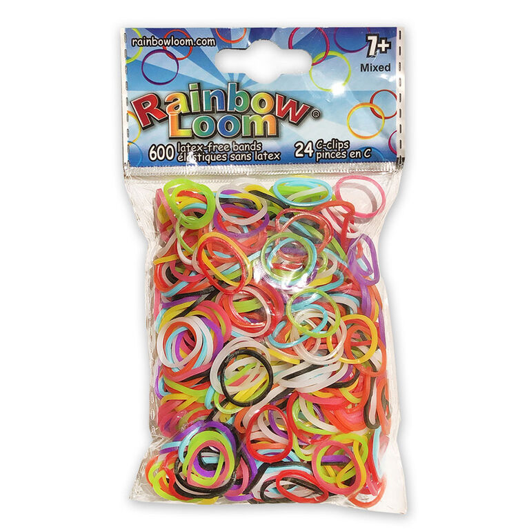 Rainbow Loom Camo Rubber Bands with 24 C-Clips (600 Count)