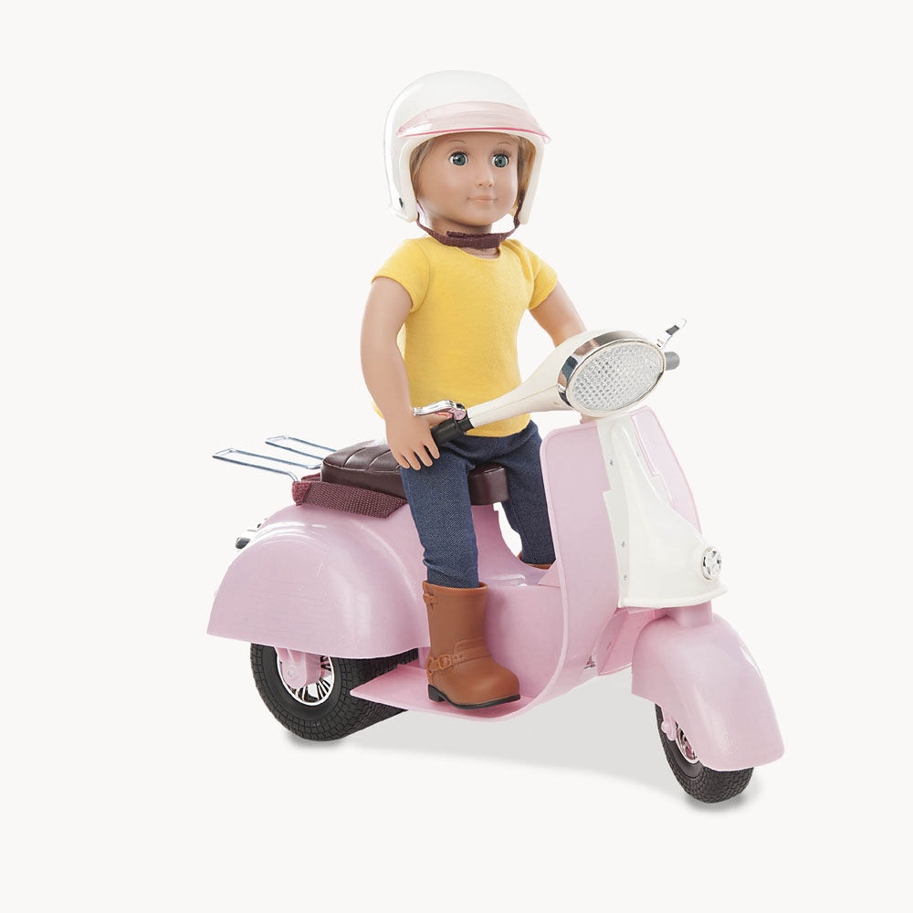 Our Generation Ride In Style Scooter for 18 inch Dolls Pink