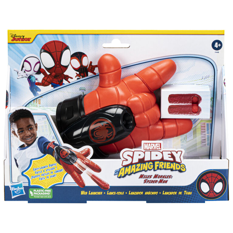 Lance toile Spider-Man & fléchettes en mousse - Spider Shop